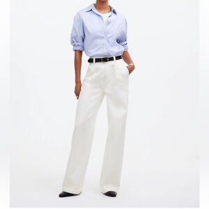 Madewell Harlow Wide-Leg‎ Jean: Airy Denim Edition Tile White size 31 NWT NO670